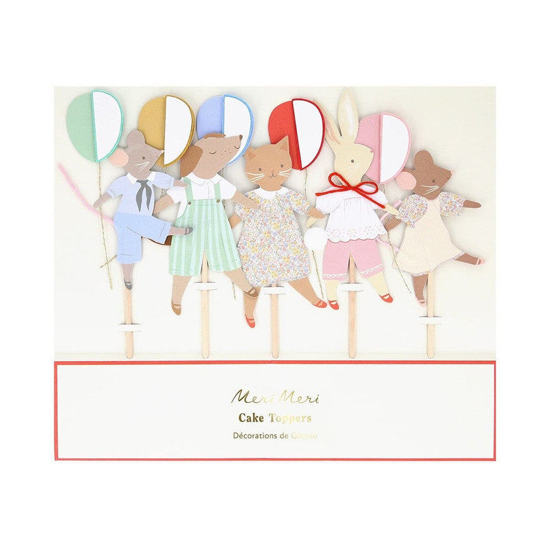 Animal Friends Cake Toppers (x 5)