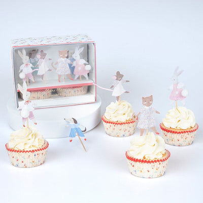 Animal Friends Cupcake Kit (x 24 toppers)