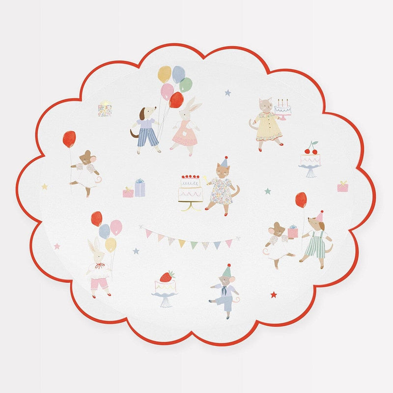 Animal Friends Dinner Plates (x 8)