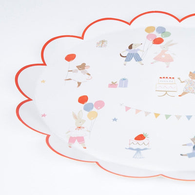 Animal Friends Dinner Plates (x 8)