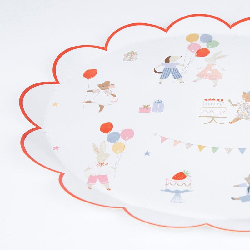 Animal Friends Dinner Plates (x 8)