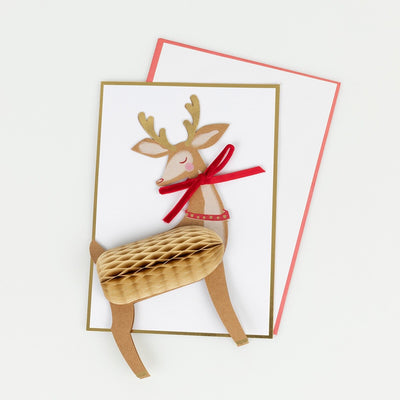 Stand-Up Reindeer Card