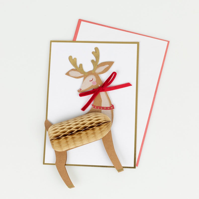 Stand-Up Reindeer Card