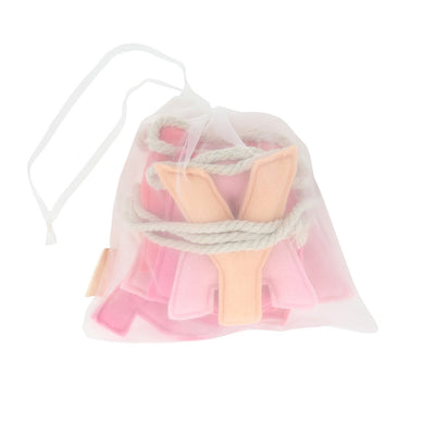 Pink Happy Birthday Felt Garland