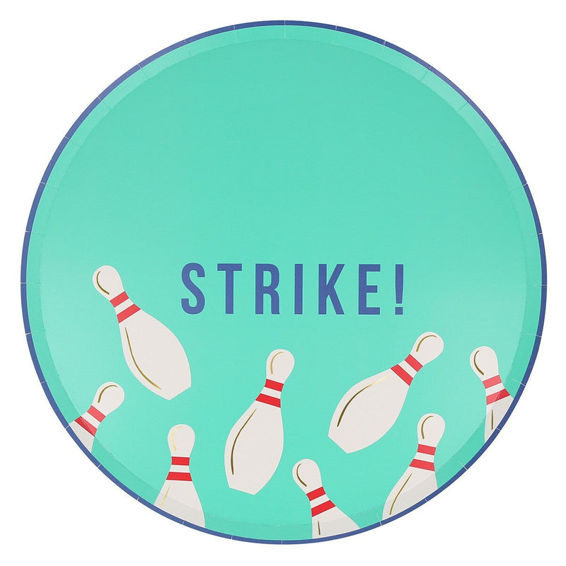 Bowling Dinner Plates (x 8)