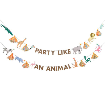 Safari Animals Large Garland Set