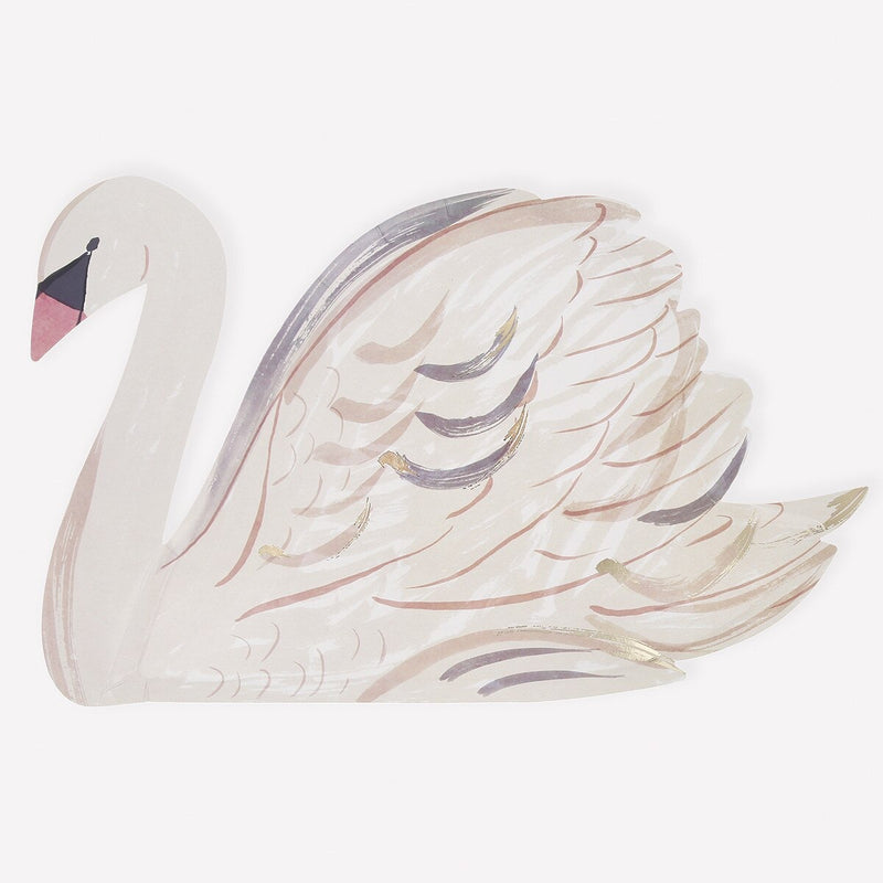 Swan Plates (x 8)
