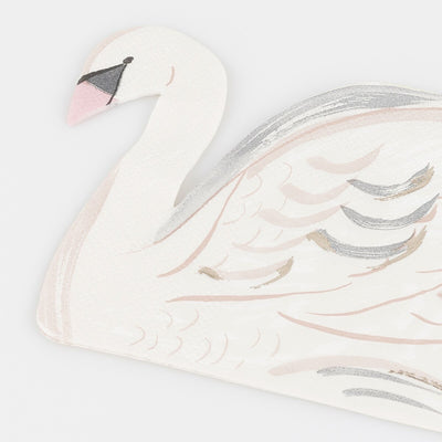 Swan Napkins (x 16)