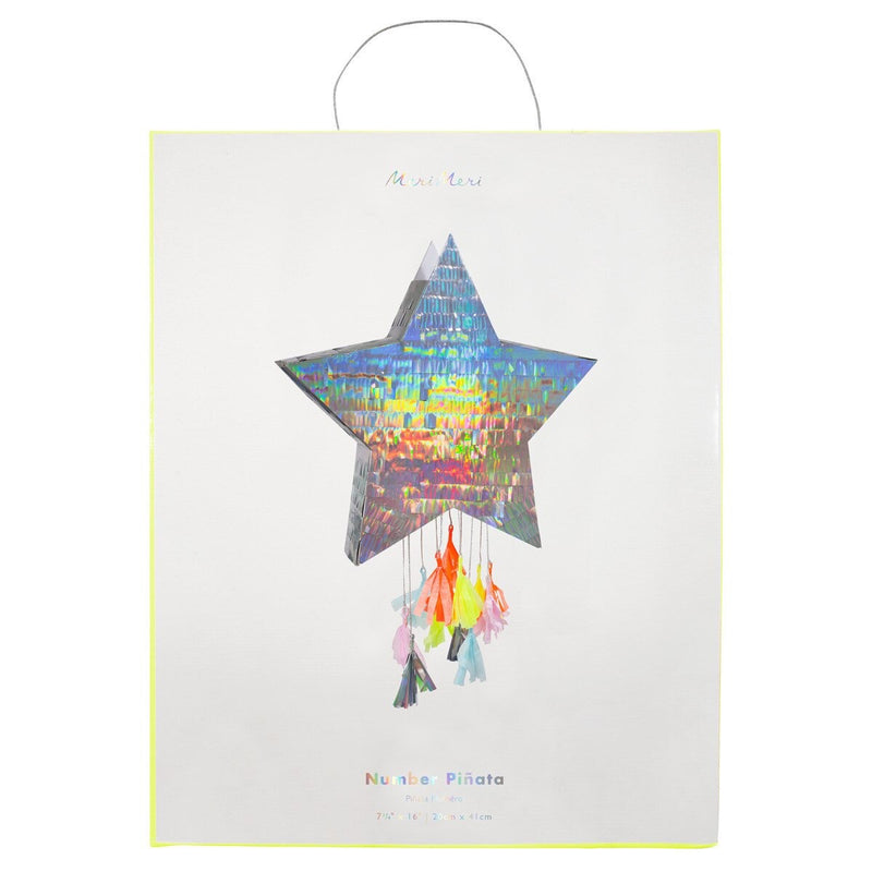 Silver Star Party Piñata