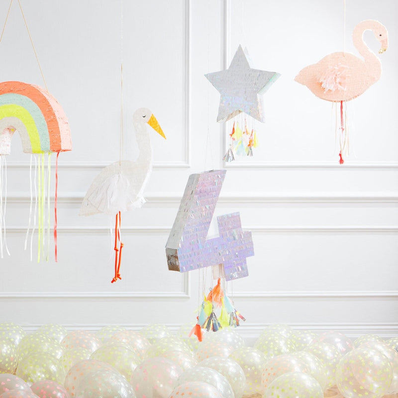 Silver Star Party Piñata