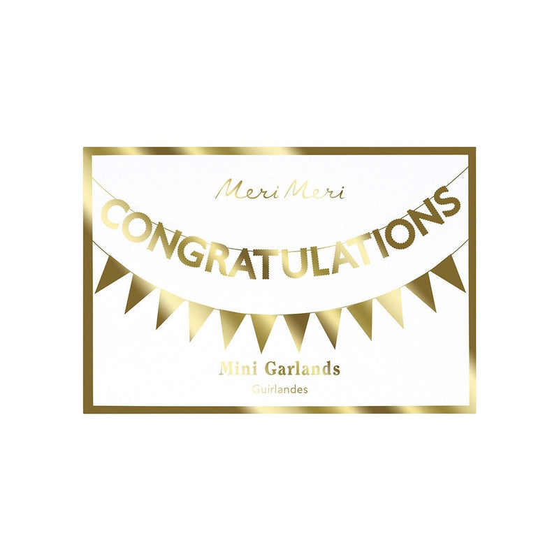 Congratulations Mini Matchbox Garland Set