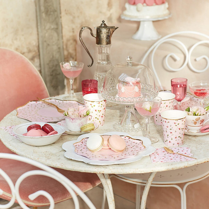 Meri Meri x Ladurée Marie-Antoinette Dinner Plates (x 8)