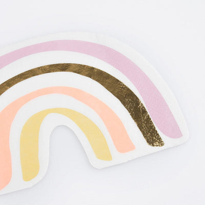 Happy Icons Shaped Napkins (x 16)