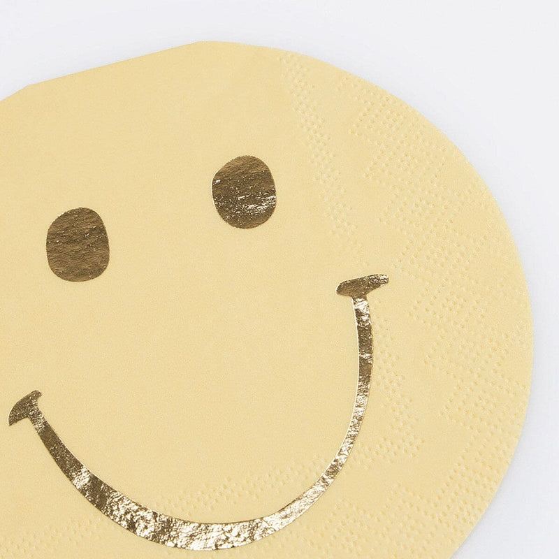 Happy Icons Shaped Napkins (x 16)