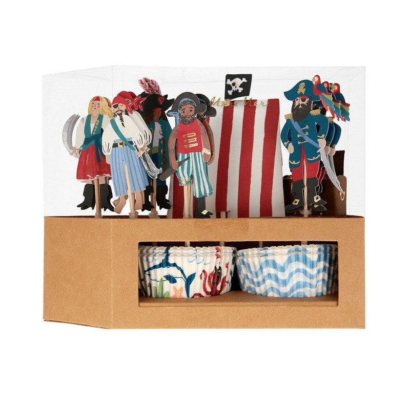 Pirate Ship Cupcake Kit (x 24 toppers)