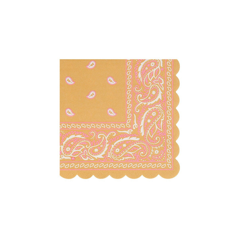 Western Bandana Small Napkins (x 16)