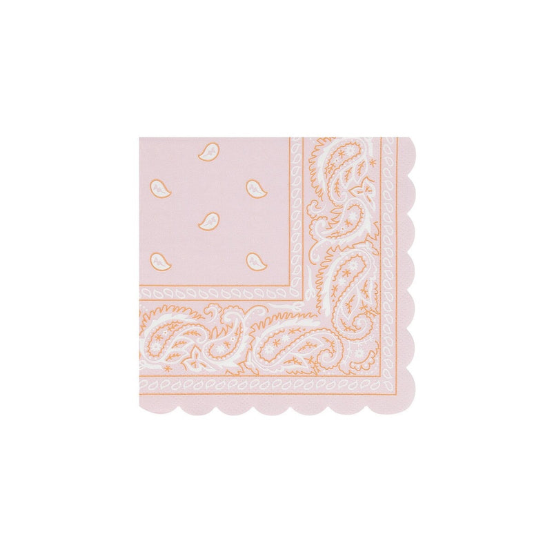 Western Bandana Small Napkins (x 16)