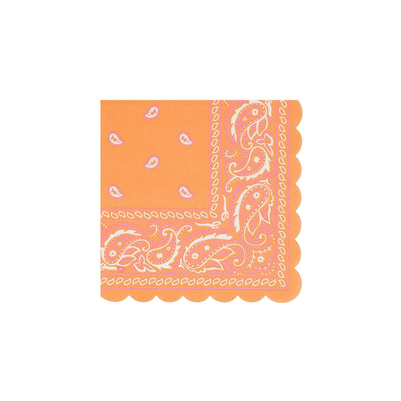 Western Bandana Small Napkins (x 16)