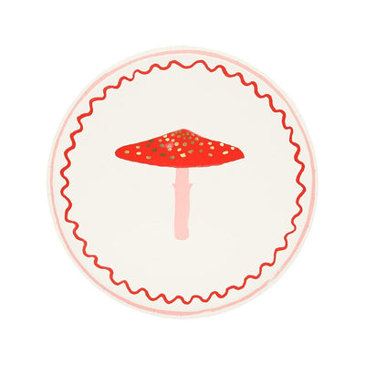 Merry Mushrooms Side Plates (x 8)