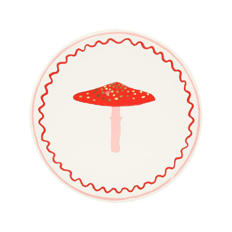 Merry Mushrooms Side Plates (x 8)