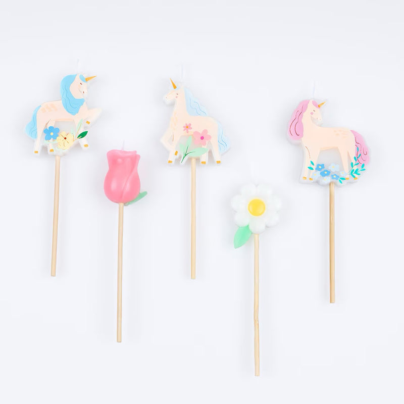 Meadow Unicorns Candles (x 5)