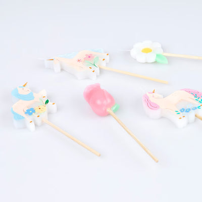 Meadow Unicorns Candles (x 5)