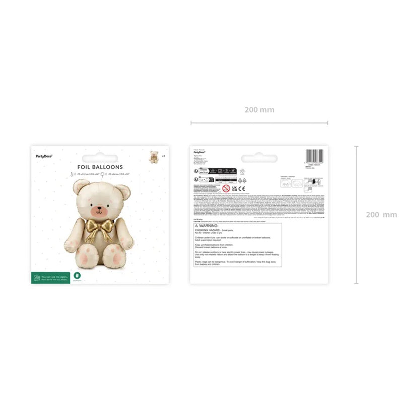 Ballon XXL - Bär - Creme