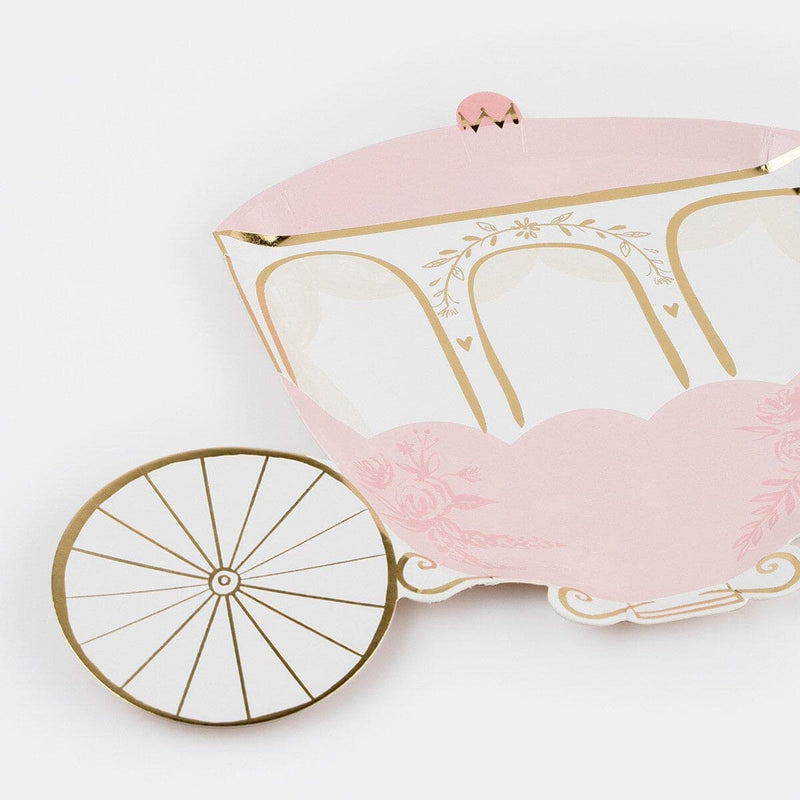Princess Carriage Plates (x 8)