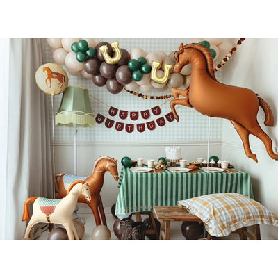 Standing Ballon XXL - Pferd - Braun