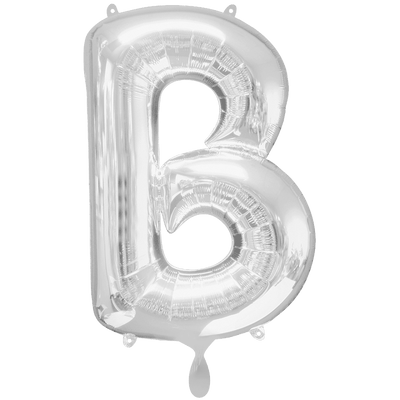 Buchstabe B XXL - Silber | Boutique Ballooons