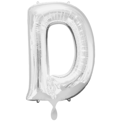 Buchstabe D XXL - Silber | Boutique Ballooons