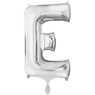 Buchstabe E XXL - Silber | Boutique Ballooons