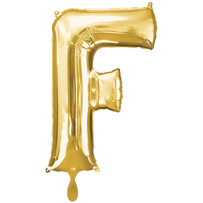 Buchstabe F XXL - Gold | Boutique Ballooons