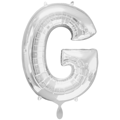 Buchstabe G XXL - Silber | Boutique Ballooons