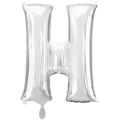 Buchstabe H XXL - Silber | Boutique Ballooons