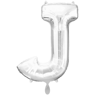 Buchstabe J XXL - Silber | Boutique Ballooons