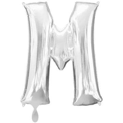 Buchstabe M XXL - Silber | Boutique Ballooons