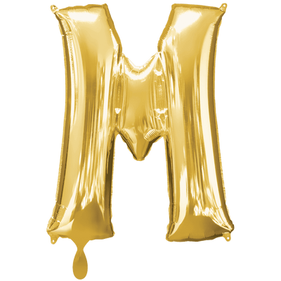 Buchstabe M XXL - Gold | Boutique Ballooons