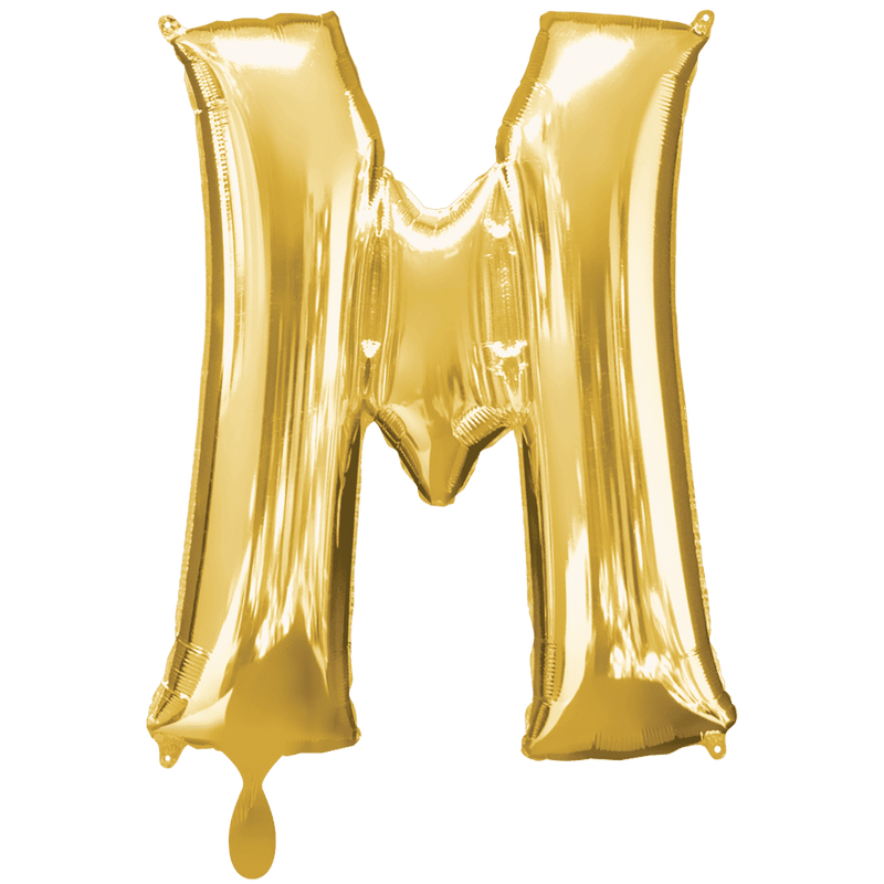 Buchstabe M XXL - Gold | Boutique Ballooons