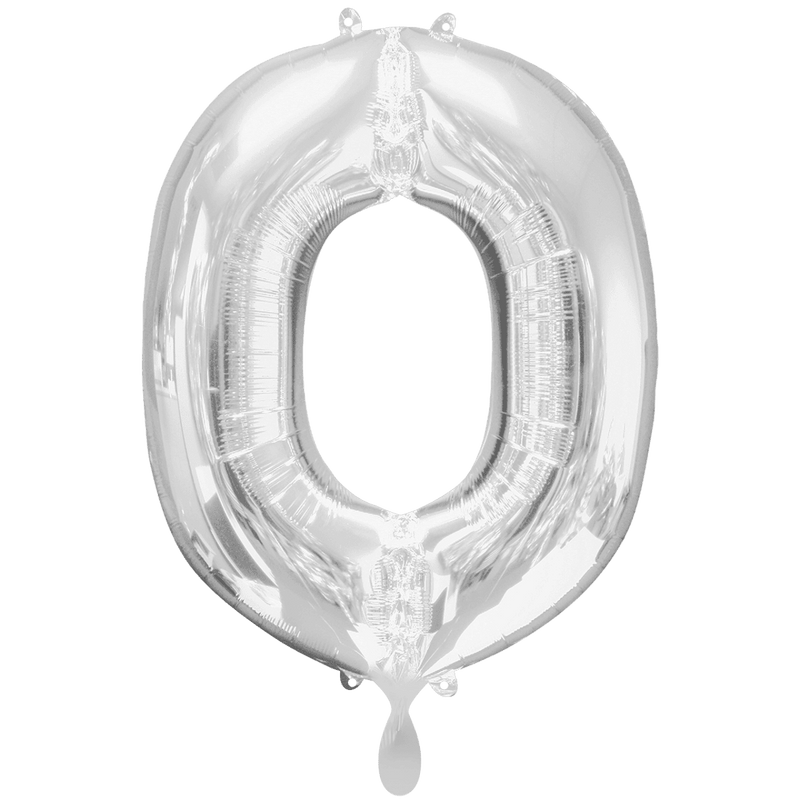 Buchstabe O XXL - Silber | Boutique Ballooons