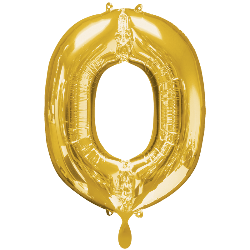 Buchstabe O XXL - Gold