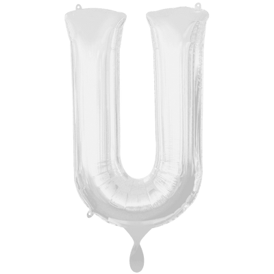 Buchstabe U XXL - Silber | Boutique Ballooons