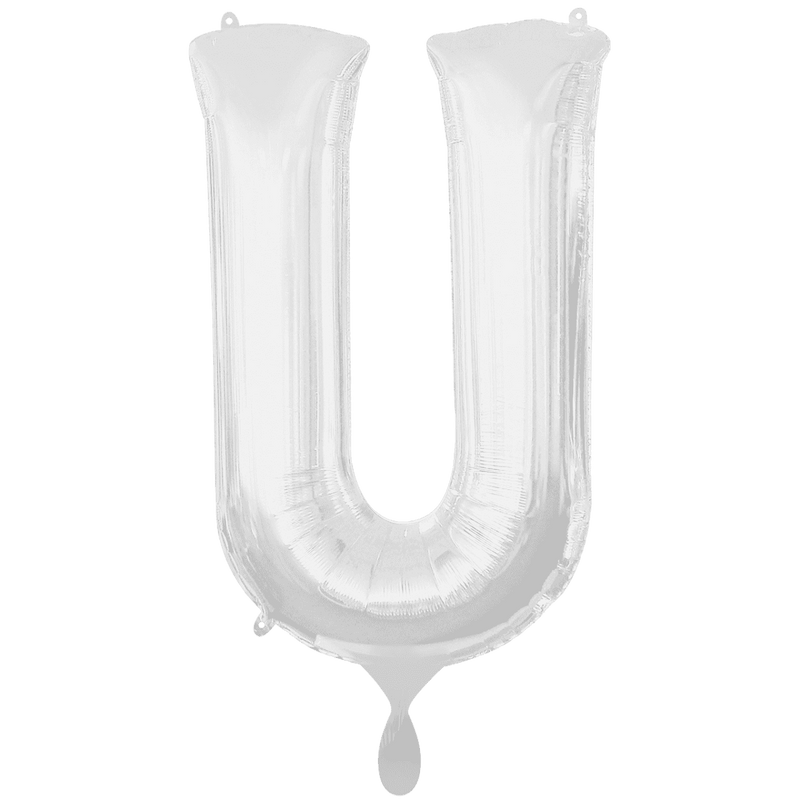 Buchstabe U XXL - Silber | Boutique Ballooons