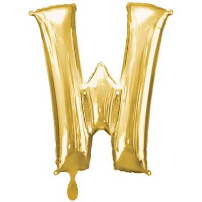Buchstabe W XXL - Gold | Boutique Ballooons