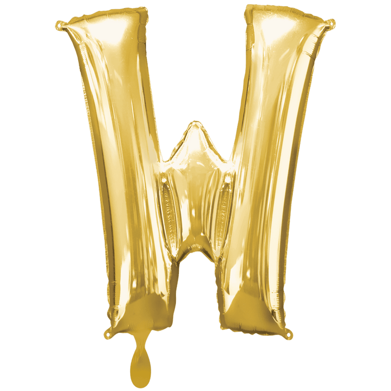 Buchstabe W XXL - Gold | Boutique Ballooons