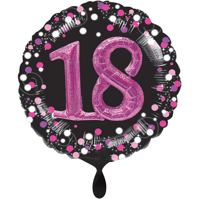 Multi Balloon Sparkling Pink 18 XXL