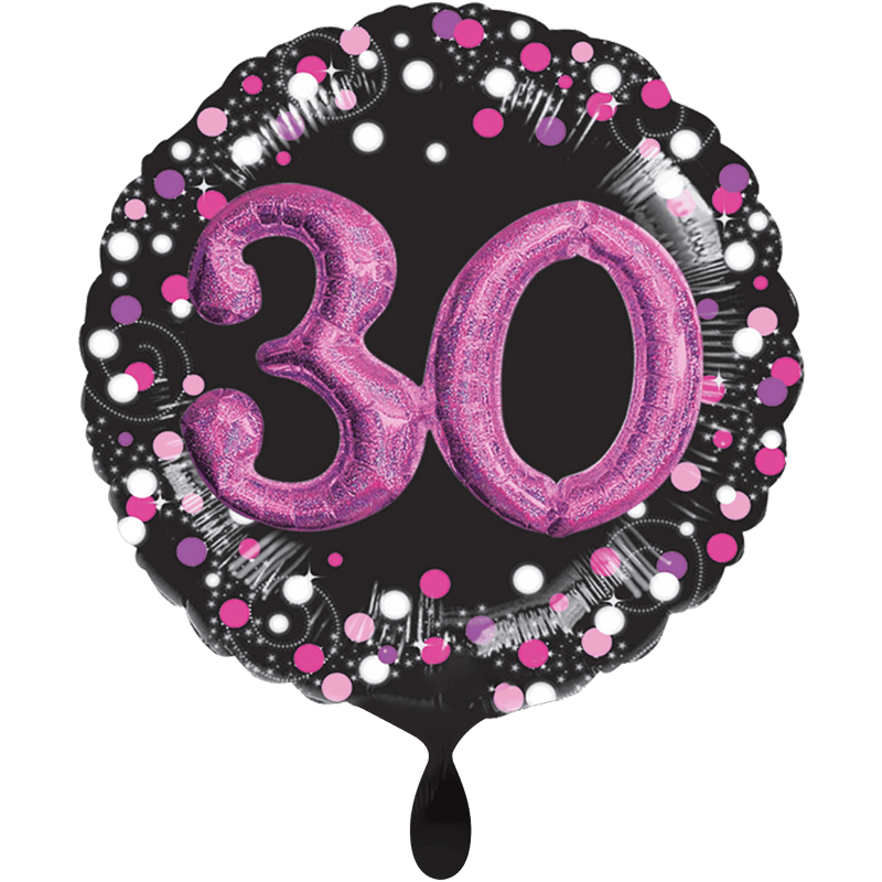 Multi Balloon Sparkling Pink 30 XXL