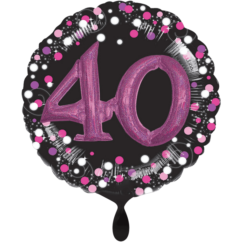 Multi Balloon Sparkling Pink 40 XXL