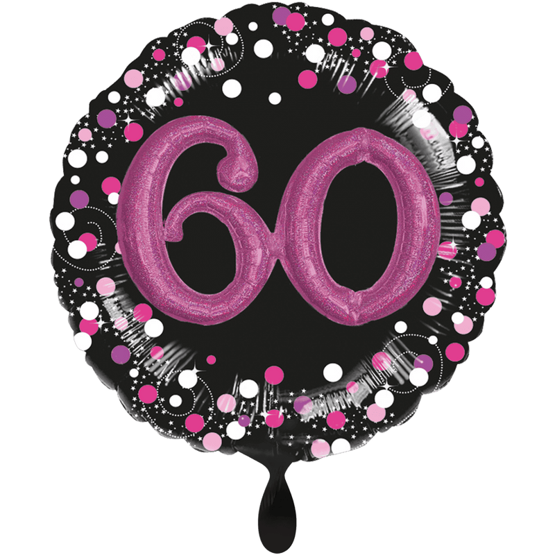Multi Balloon Sparkling Pink 60 XXL