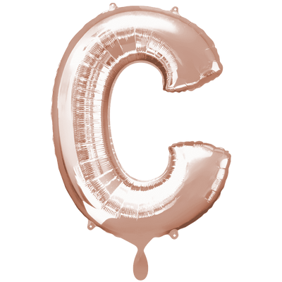 Buchstabe C XXL - Rosegold | Boutique Ballooons